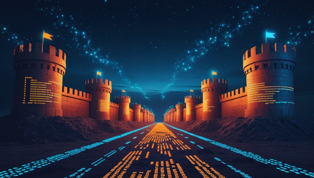 forteresse digitale représentant la sécurité du site internet