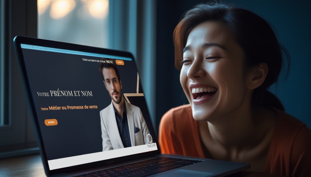 Représentation de la première impression d'un site web