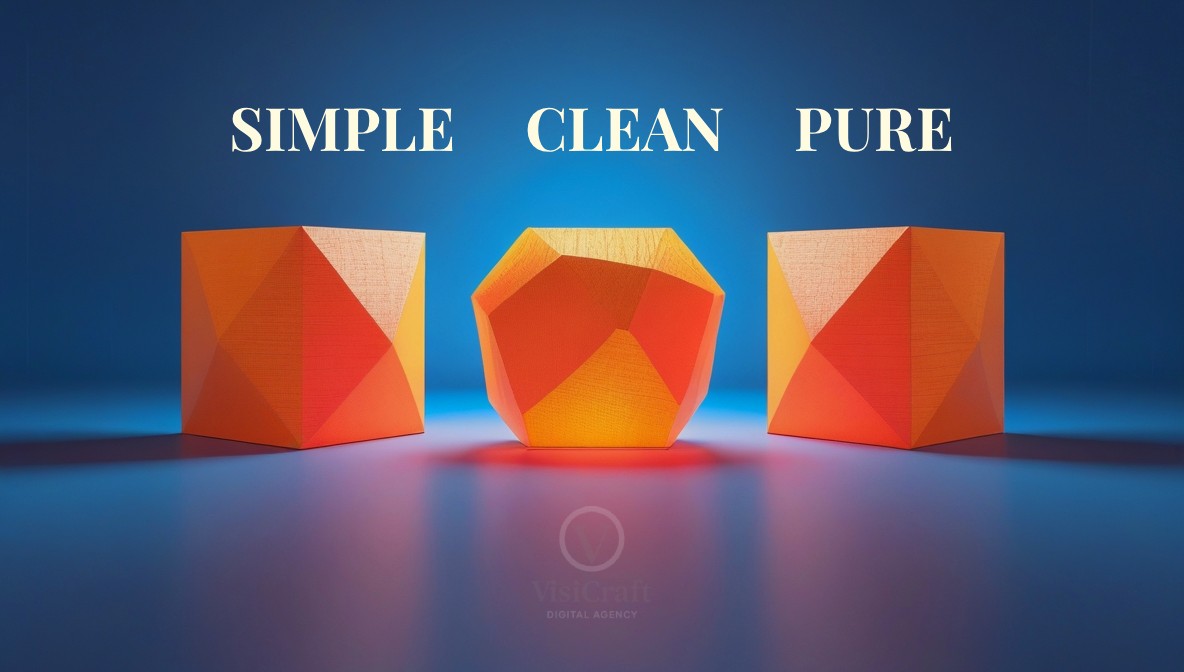 Illustration minimaliste représenant la simplicité