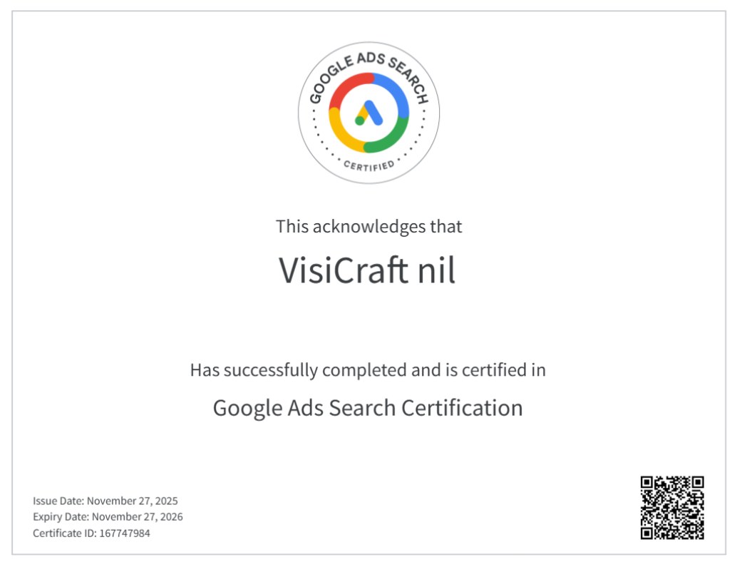 Google Ads Certification