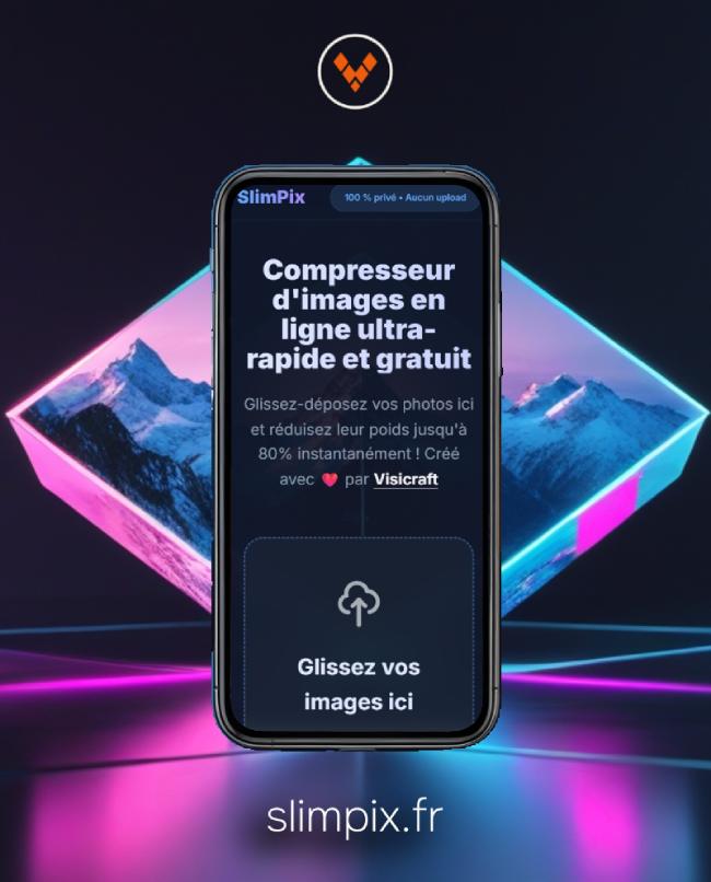 SlimPix.fr – Compresseur d’images jusqu’à -80%